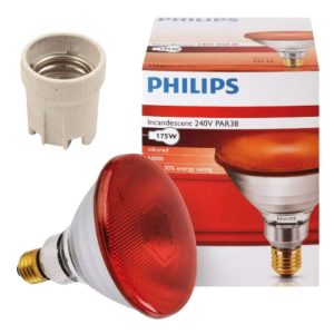 Philips Infrared Red Globe With Fitting