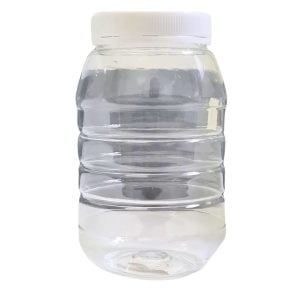 Plastic Jar Ribbed 750ml