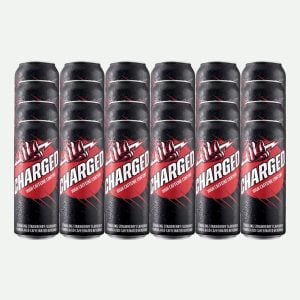 Charged Sparkling Strawberry Flavoured Energy Drink 24x500ml