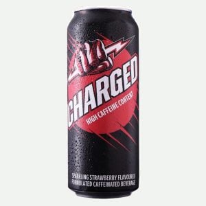 Charged Sparkling Strawberry Flavoured Energy Drink 500ml