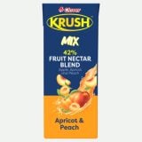 Clover Krush Mix 42% Peach And Apricot Fruit Nectar Blend 200ml