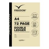 Freedom College Exercise Book A4 72 Page Double Ledger
