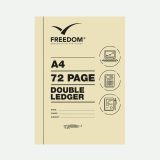 Freedom College Exercise Book A4 72 Page Double Ledger