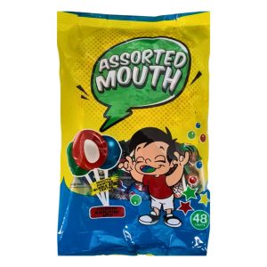Go Lollipops Assorted Flavoured 48s