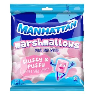 Manhattan Marshmallows Pink And White 150gr