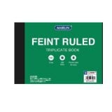 Marlin A6 Feint Ruled Triplicate Book