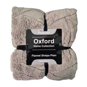 Oxford Home Collection Flannel Shelpa Plain Fleece 150x200cm