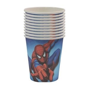 Paper Cup Spiderman 10's