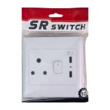 SR Switch  Single Socket 2 USB  4x4