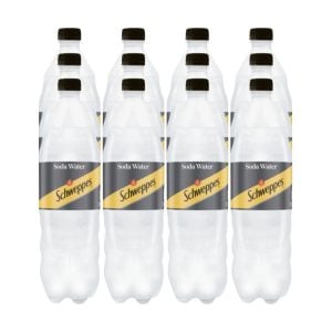 Schweppes Soda Water Soft Drink Bottle 12x1lt