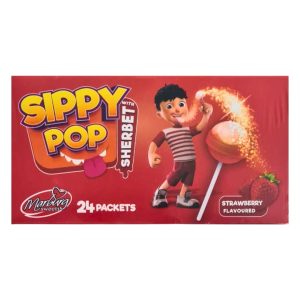 Sippy Pop Strawberry Flavoured Sherbet 24's