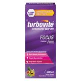 Turbovite Focus Tropical Flavour Syrup 200ml