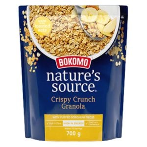 Bokomo Nature's Source Nutty Crispy Crunch Cereal 700gr