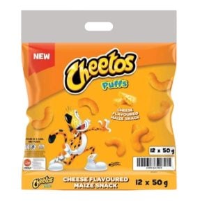 Cheetos Puffs Cheese Flavoured Maize Snack 12x50gr
