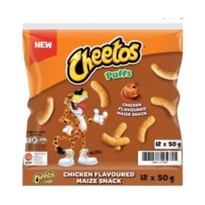 Cheetos Puffs Chicken Flavoured Maize Snack 12x50gr
