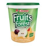 Clover Fruits Of The Forest Full Cream Yoghurt Fruits And Custard 1kg