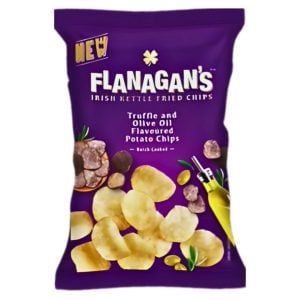 Flanagans Truffle And Olive Oil Flavour Potato Chips 125gr