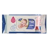 Fresh Baby Wipes 99% Water 72's