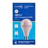 Illumin8 LED Emergency Bulb B22 12w