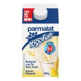 Parmalat Yogofun Banana  Flavoured Multigrain Low Fat Dairy Snack 450gr