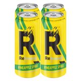 Reboost Pineapple Spike Flavoured Energy Drink 4x500ml