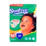 Sunfree Baby Diapers Medium 50's
