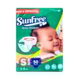 Sunfree Baby Diapers Small 50's