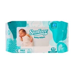 Sunfree Baby Wipes 40's