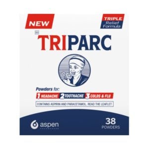 Triparc Triple Relief Powder Sachets 38's
