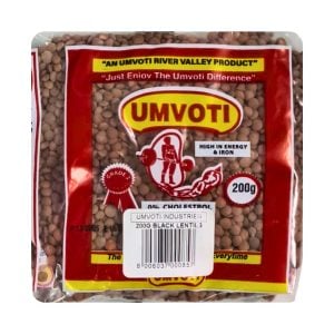 Umvoti Black Lentils Masoor 200gr