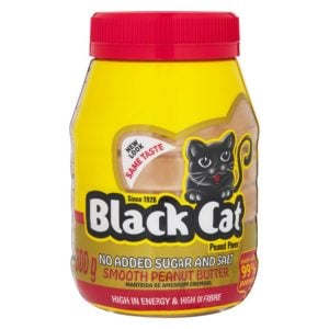 Black Cat No Added Sugar And Salt Smooth Peanut Butter 800gr