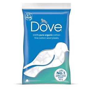 Dove 100% Pure Organic Cotton Fine Woolen Pleats 50gr