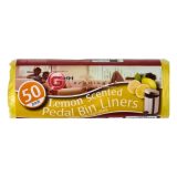 GHH Pedal Bin Liners Lemon Scented 50s