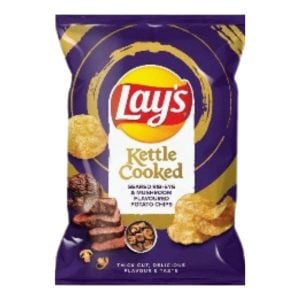 Lays Kettle Cooked Seared Rib-Eye And Mushroom 30gr