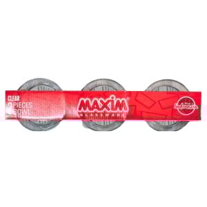Maxim Clear Bowls 4.4" 3pcs