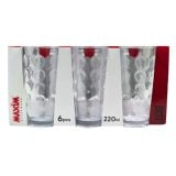 Maxim Clear Glass Tumbler Set 6pcs