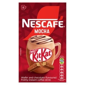 Nescafe KitKat Mocha Wafer And Chocolate Flavoured Coffee 8's