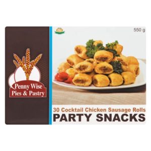Penny Wise Chicken Sausage Rolls Party Snacks 550gr