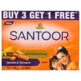 Santoor Sandal And Turmeric Soap 4x125gr