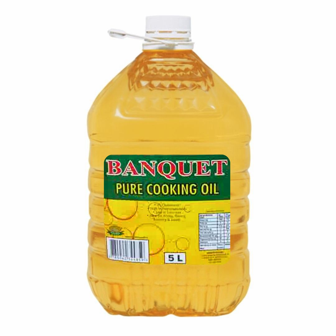 Banquet Pure Cooking Oil 5lt Superb Hyper Banquet Pure Cooking Oil 5lt Superb Hyper