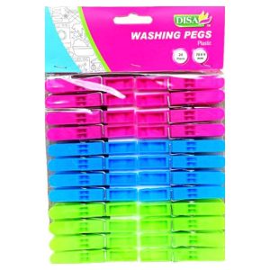 Disa Washing Pegs Plastic 24's