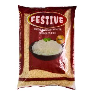 Festive Medium Grain White Parboiled Rice 1kg