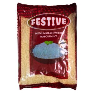Festive Medium Grain White Parboiled Rice 2kg