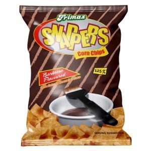 Frimax Snappers Barbecue Flavoured Corn Snack 125gr