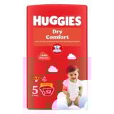 Huggies Dry Comfort Jumbo Pack Size 5 Diapers 52’s
