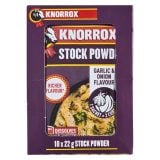 Knorrox Stock Powder Garlic And Onion Flavour 10x22gr