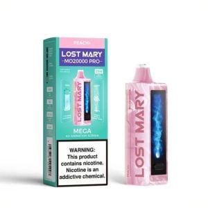 Lost Mary Peach+ Flavoured Vape 20000 Puffs