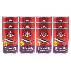 Sailors Pilchards In Hot Chilli Sauce 12x400gr