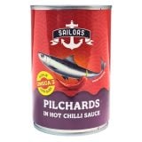 Sailors Pilchards In Hot Chilli Sauce 400gr