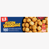 INJ Golden Smackeroos Battered Hake Bites 2kg